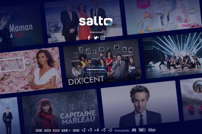 Salto l’anti-Netflix français ; un projet commun de plateforme vidéo porté par les groupes TF1, M6 et France TV.