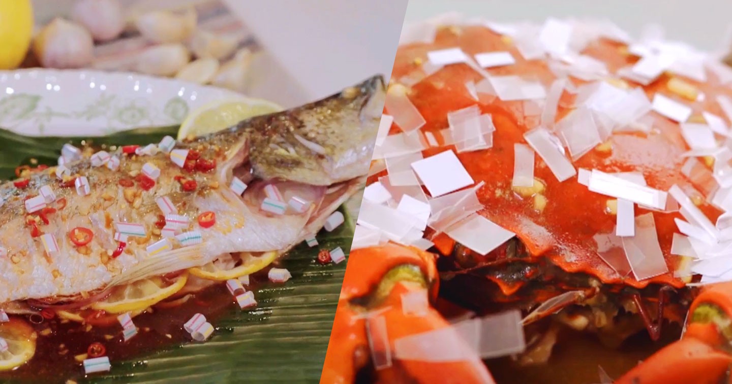 WWF crée des recettes de cuisine avec du plastique comme ingrédient !