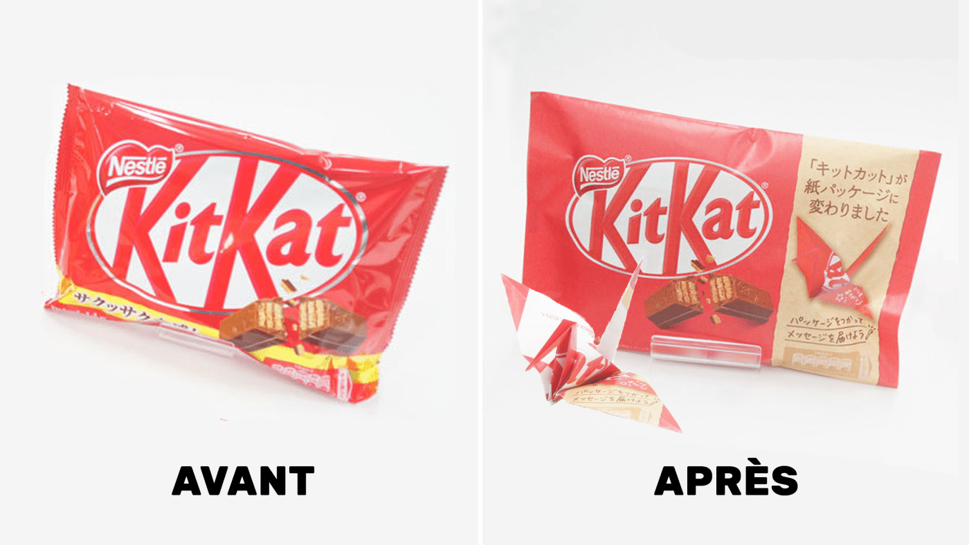 Au Japon, les emballages de Kit Kat Nestlé deviennent biodégradables